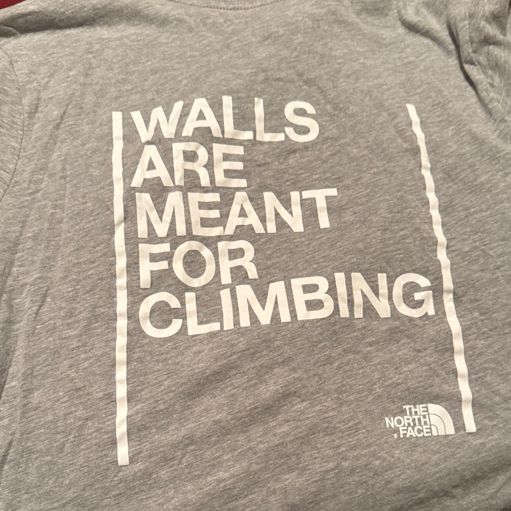 The North Face Gray Climbing Graphic Tee